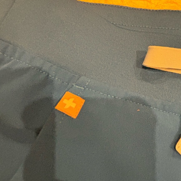 Figs Technical Collection Blue Drawstring Jogger Stretch Scrub Pants XS - Picture 5 of 5